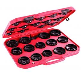 "Ključevi nasadni za uljne filtere sa adapterom prihvat 3/8"" i 1/2"" 65-120 mm u koferu 30/1 446 S28 USAG"